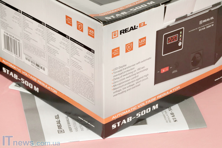Упаковка стабилизатора REAL-EL STAB-500 М Upakovka_stabilizatora_REAL_EL_STAB_500_M