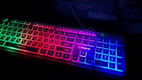 Real-El Comfort 7070 Backlit - распаковка обзор