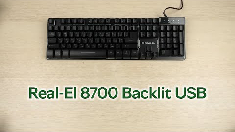 Real-El 8700 Backlit USB