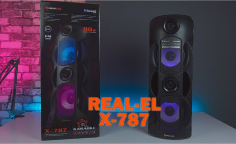 Портативна акустика REAL-EL X-787