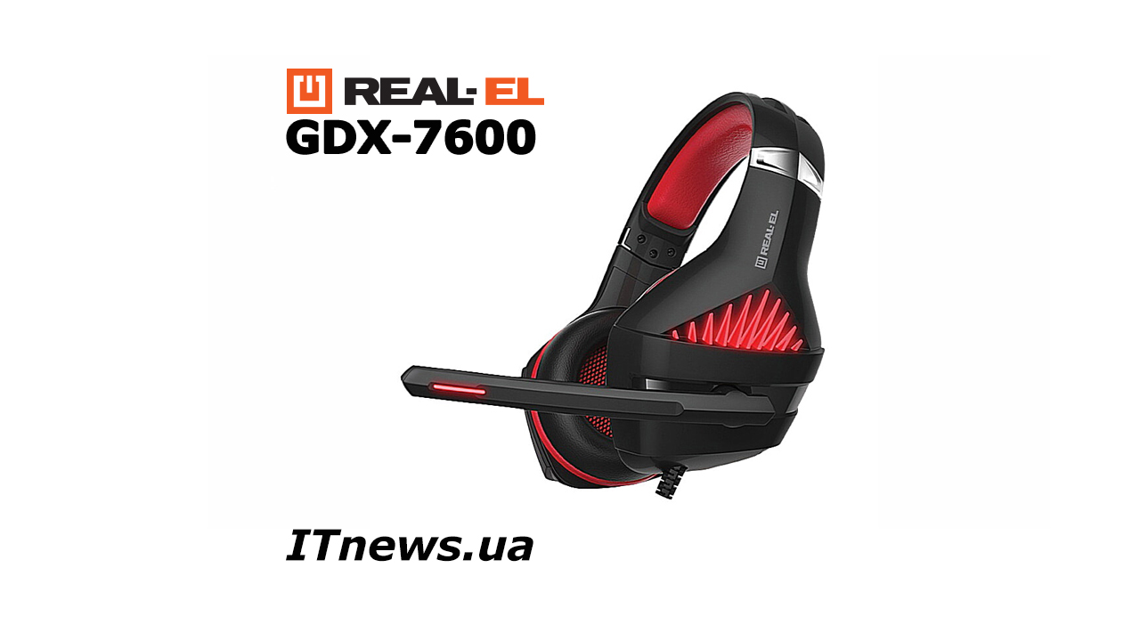 REAL-EL GDX-7600: что может предложить игровая гарнитура за $20? 