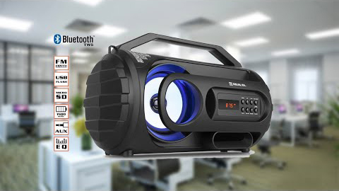Розпакування портативної колонки REAL-EL X-710 Black
