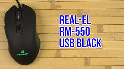 Распаковка Real-El RM-550 USB Black
