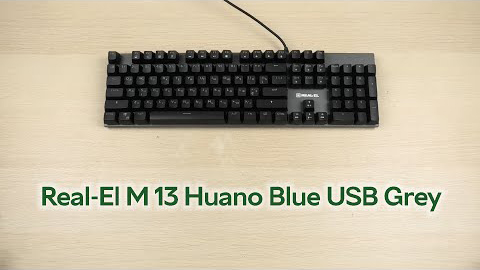 Real-El M 13 Huano Blue USB Grey