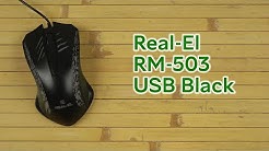 Распаковка REAL-EL RM-503 USB Black
