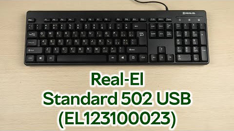 Клавиатура REAL-EL Standard 502 USB