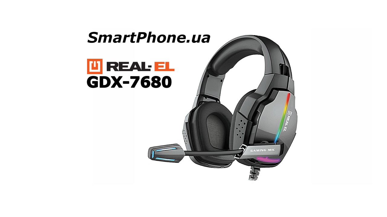 Обзор REAL-EL GDX-7680 – 29-долларовая гарнитура с изменяющейся подсветкой и хорошим звуком