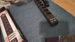 Розпакування Мережевий подовжувач Real-El RS-6 Protect USB Charge 1.8 м Black з Rozetka