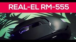 Игровая компьютерная мышь REAL-EL RM-555