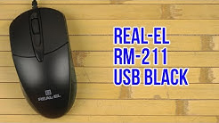 Розпакування Real-El RM-211 USB Black