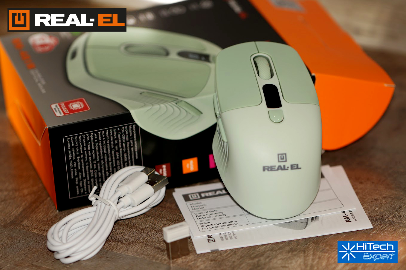 REAL-EL RM-481W – бездротова мишка з дисплеєм