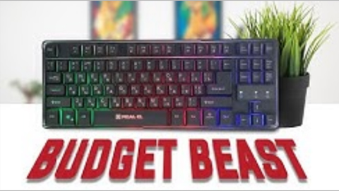 The BEAST of budget keyboards | Real-El 8710 TKL Backlit (REVIEW)