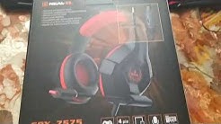 Наушники Real-El GDX-7575 Black-red. Обзор.