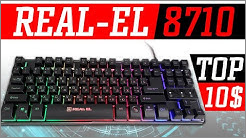 REAL-EL 8710. Шикарна Мембранна Клавіатура з Підсвічуванням За Копійки!