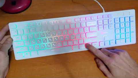 Обзор проводной клавиатуры  Real-El Comfort 7070 Backlit USB