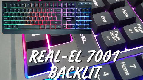 Налаштування підсвічування на клавіатурі REAL-EL 7001 BACKLIT у 2022 році